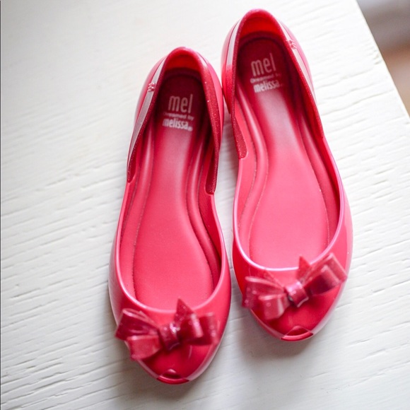 Pink flats *Melissa